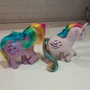 Lot of 2 windy my little pony toys 1 vintage 1 rerelease
